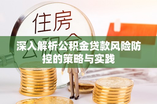 武隆深入解析公积金贷款风险防控的策略与实践