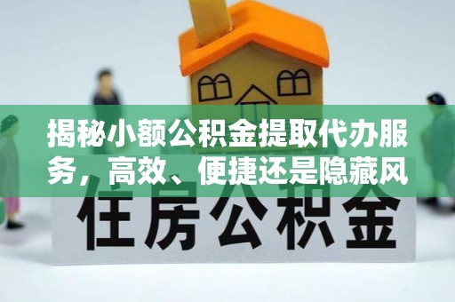 武隆揭秘小额公积金提取代办服务，高效、便捷还是隐藏风险？