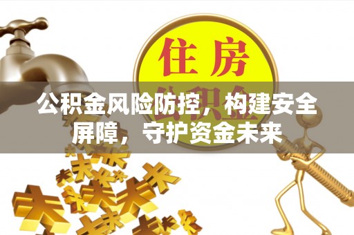 武隆公积金风险防控，构建安全屏障，守护资金未来