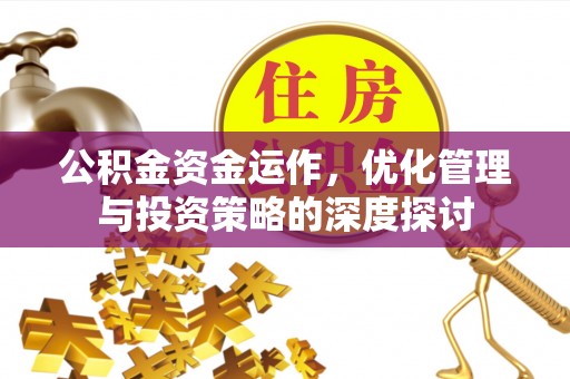 武隆公积金资金运作，优化管理与投资策略的深度探讨