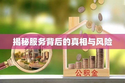武隆揭秘服务背后的真相与风险