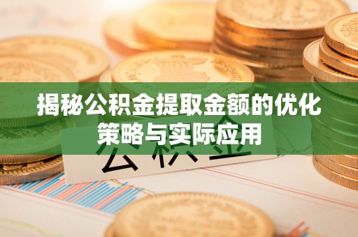 武隆揭秘公积金提取金额的优化策略与实际应用