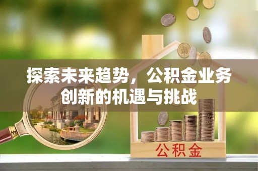 武隆探索未来趋势，公积金业务创新的机遇与挑战