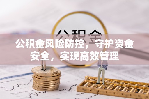 武隆公积金风险防控，守护资金安全，实现高效管理