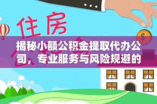 武隆揭秘小额公积金提取代办公司，专业服务与风险规避的平衡艺术