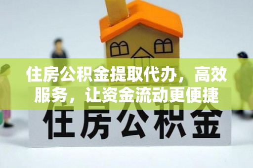 武隆住房公积金提取代办，高效服务，让资金流动更便捷