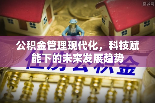 武隆公积金管理现代化，科技赋能下的未来发展趋势
